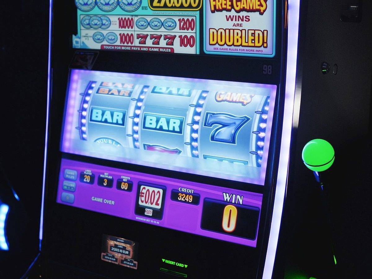 A row of slot machines in The Rangataua Room
