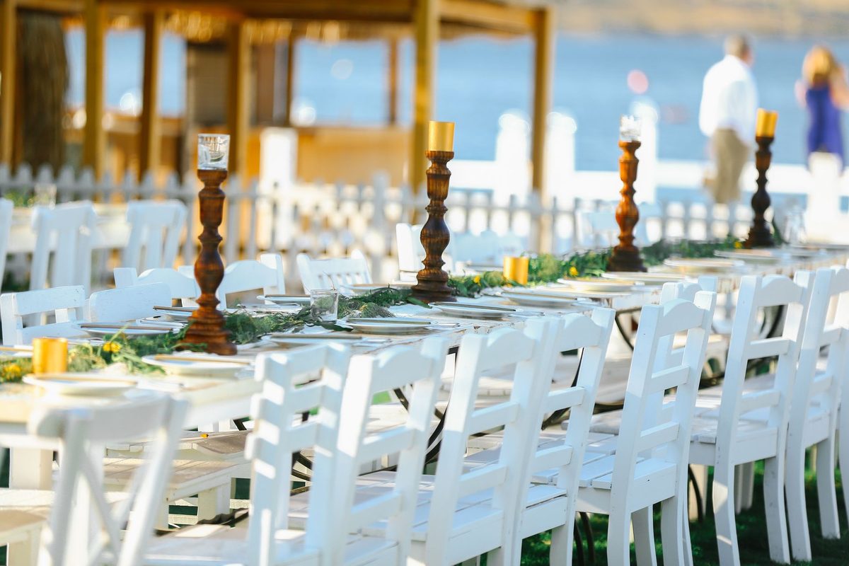 A table set for a celebration in the Matakana Room