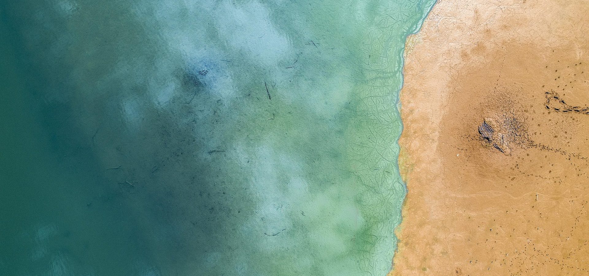 The coast south of Mount Maunganui from the air
