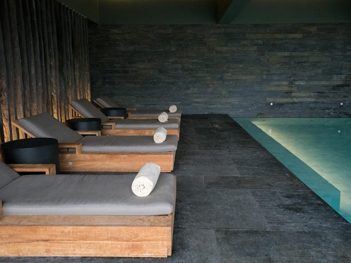 The relaxation area at Karewa Spa